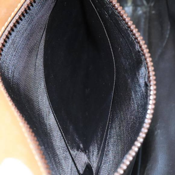 CELINE Macadam Canvas Clutch Bag Beige Gold Auth bs19498 - Picture 11 of 16